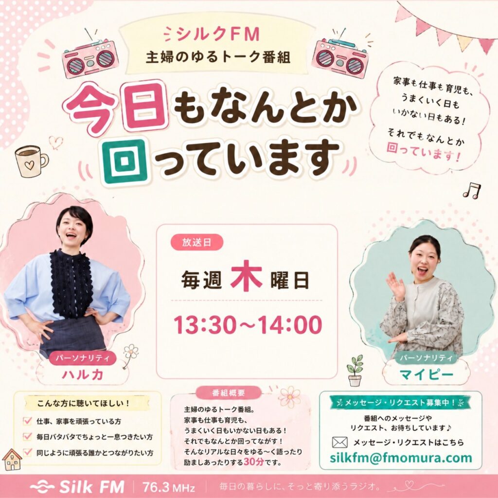 今日もなんとか回っています！